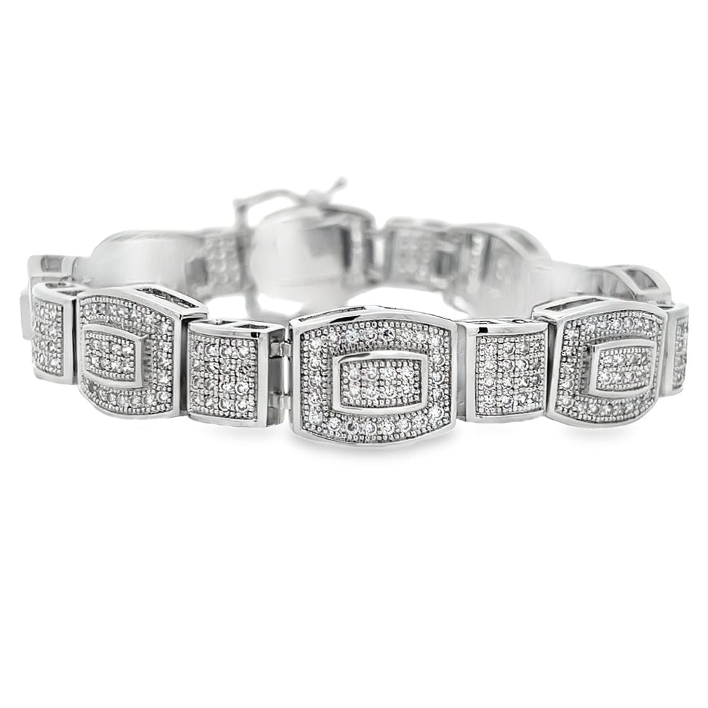 Baller Link CZ Hip Hop Bracelet HipHopBling