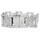 Blocky CZ Iced Out Bracelet Stainless Steel Rose gold HipHopBling
