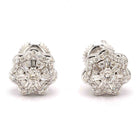 Bubble Baguette Diamond Earrings Solid 14K Gold 14K White Gold 9MM | .46cttw HipHopBling