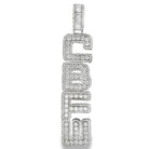 CBFW Iced Out Moissanite Pendant .925 Sterling Silver HipHopBling