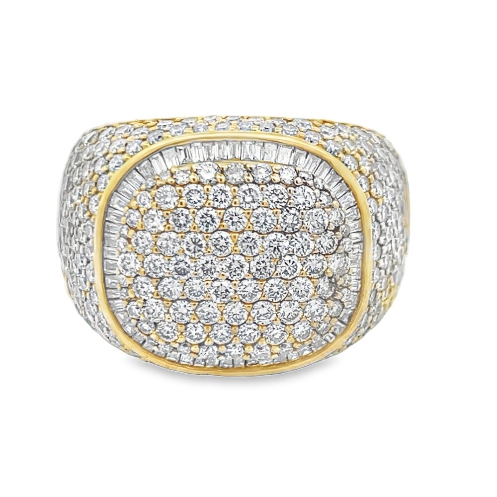 Championship 4.00cttw Diamond Ring 10K Yellow Gold HipHopBling