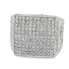 Chunky Full CZ Ring .925 Sterling Silver HipHopBling