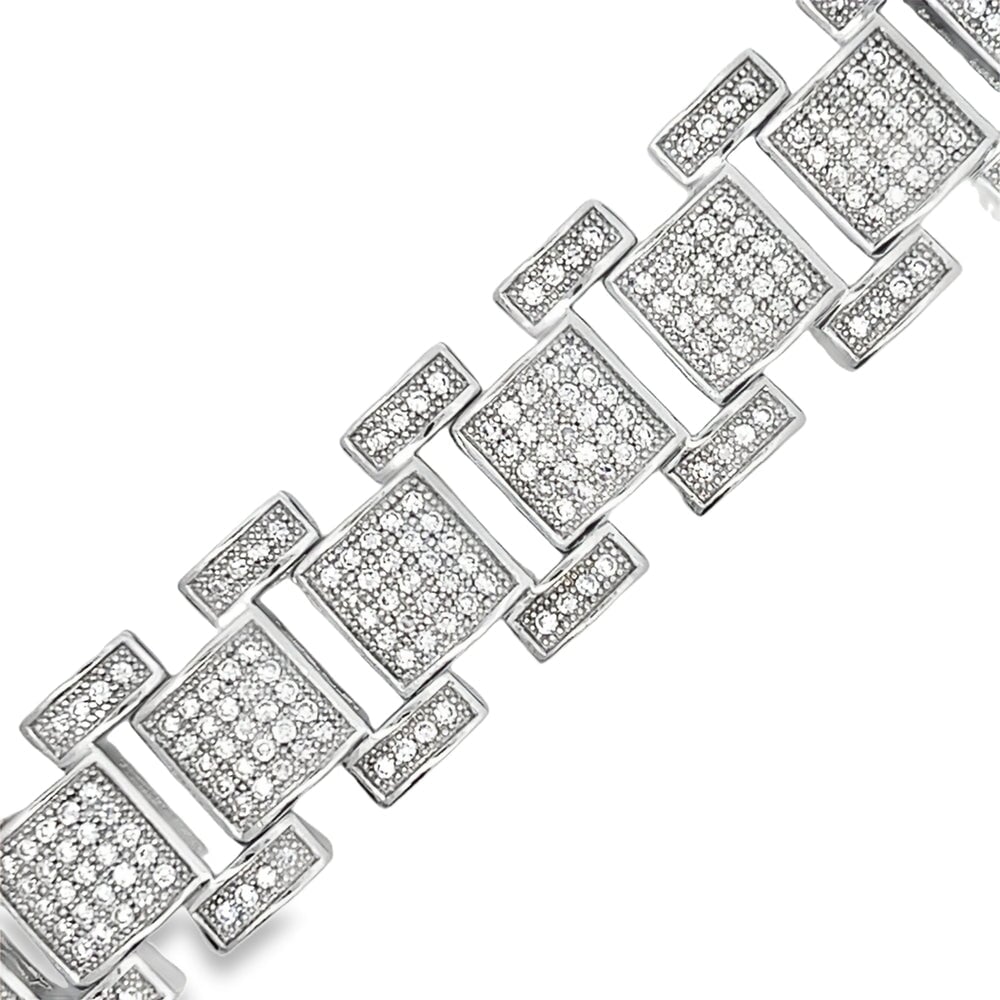 Classic CZ Hip Hop Bracelet HipHopBling
