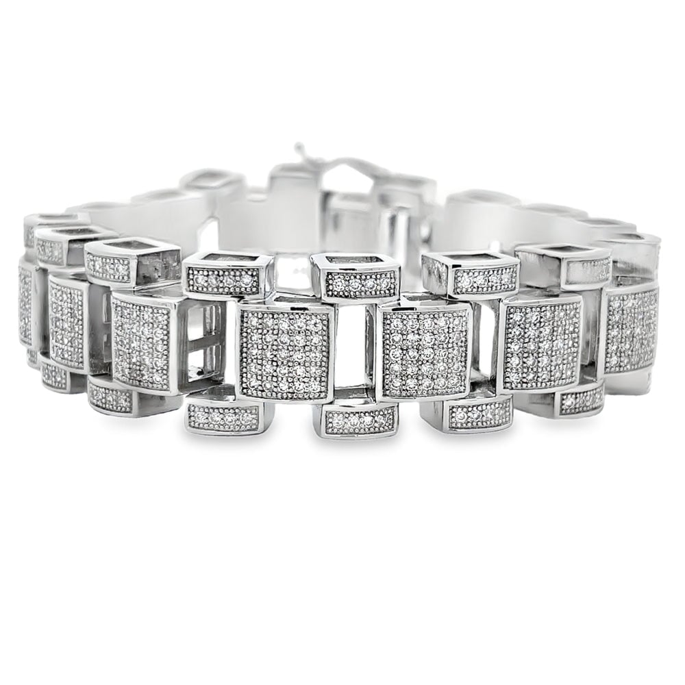 Classic CZ Hip Hop Bracelet HipHopBling