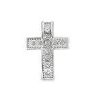 Cross Layer 4.06cttw VVS Moissanite Pendant .925 Sterling Silver HipHopBling
