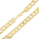 Cuban Curb Gold Plated Chain Necklace 4MM 8" Bracelet HipHopBling