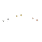 Cushion Baguette Diamond Earrings .15cttw 10K Gold 10K Yellow Gold HipHopBling