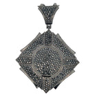 Custom Box Black CZ Iced Out Pendant HipHopBling
