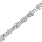 CZ Vintage Link Iced Out Bracelet .925 Sterling Silver HipHopBling