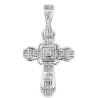 Emperor Cross CZ Pendant .925 Sterling Silver HipHopBling