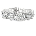 Fancy Baguette CZ Hip Hop Bracelet HipHopBling