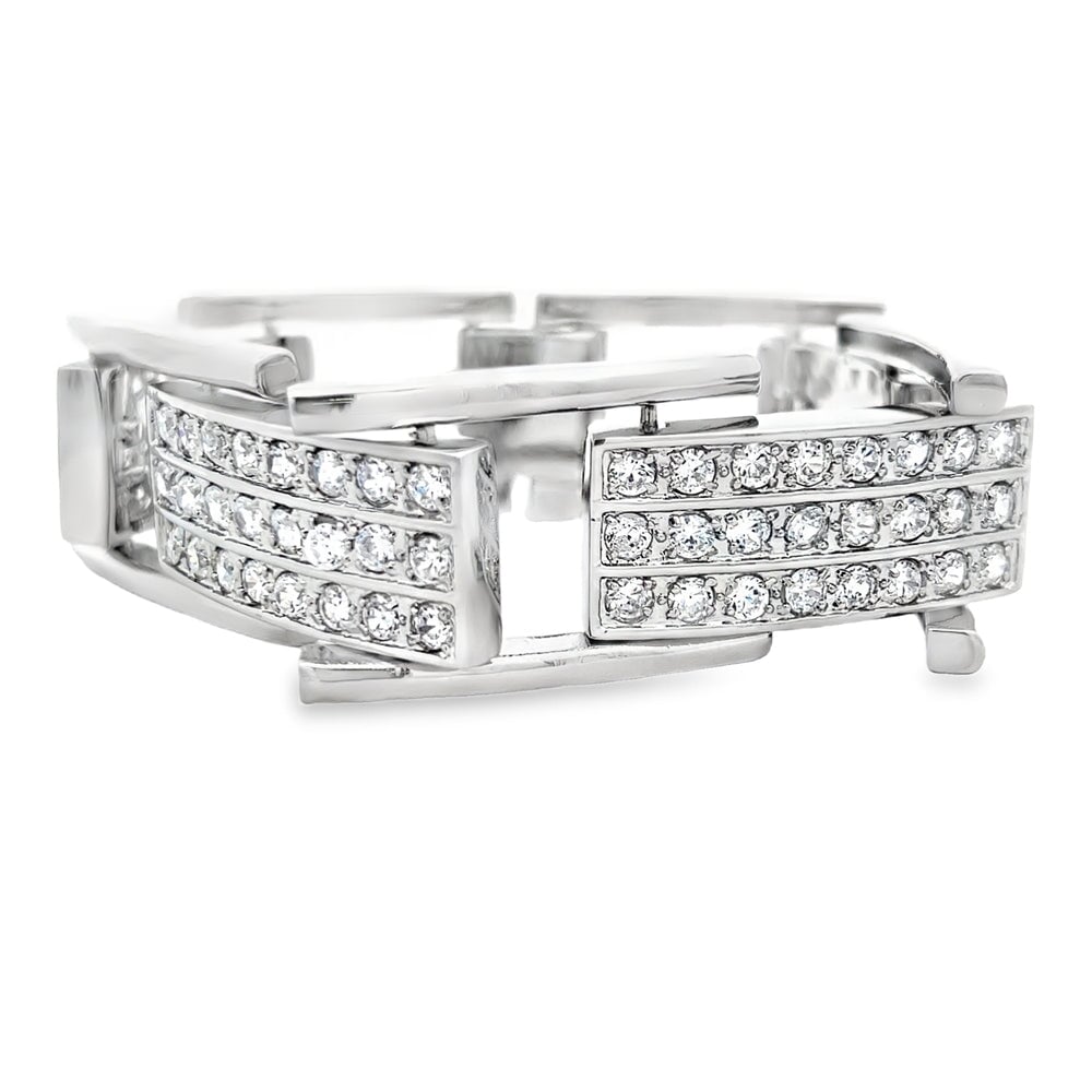 Fat Bar CZ Hip Hop Bracelet HipHopBling