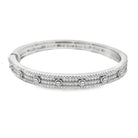 Flathead Baguette Moissanite Iced Out Bangle .925 Sterling Silver HipHopBling