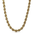 French Rope Gold Plated Chain Necklace 3MM 8" Bracelet HipHopBling