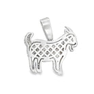 Goat 2.85cttw VVS Moissanite Pendant .925 Sterling Silver HipHopBling