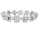 I Bars Princess CZ Iced Out Bracelet .925 Sterling Silver HipHopBling