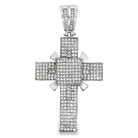 Killer Bling Bling Cross Micro Pave Totally Covered in CZ Ice HipHopBling