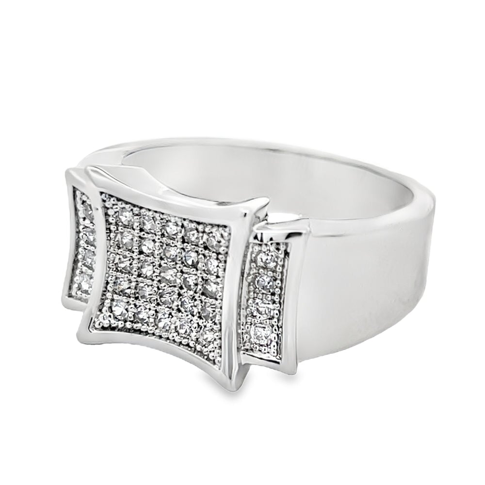 Kite CZ Ring .925 Sterling Silver 8 HipHopBling