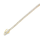 Lab Grown Diamond Tennis Bracelet CVD Solid 14K Gold 14K White Gold 2.00 Cttw HipHopBling