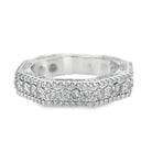 Octagon Diamond Ring 2.25cttw 14K White Gold HipHopBling