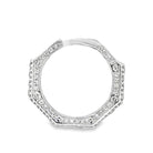 Octagon Diamond Ring 2.25cttw 14K White Gold HipHopBling
