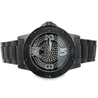 Pave Black Super Techno .10cttw Real Diamond Watch Bling HipHopBling