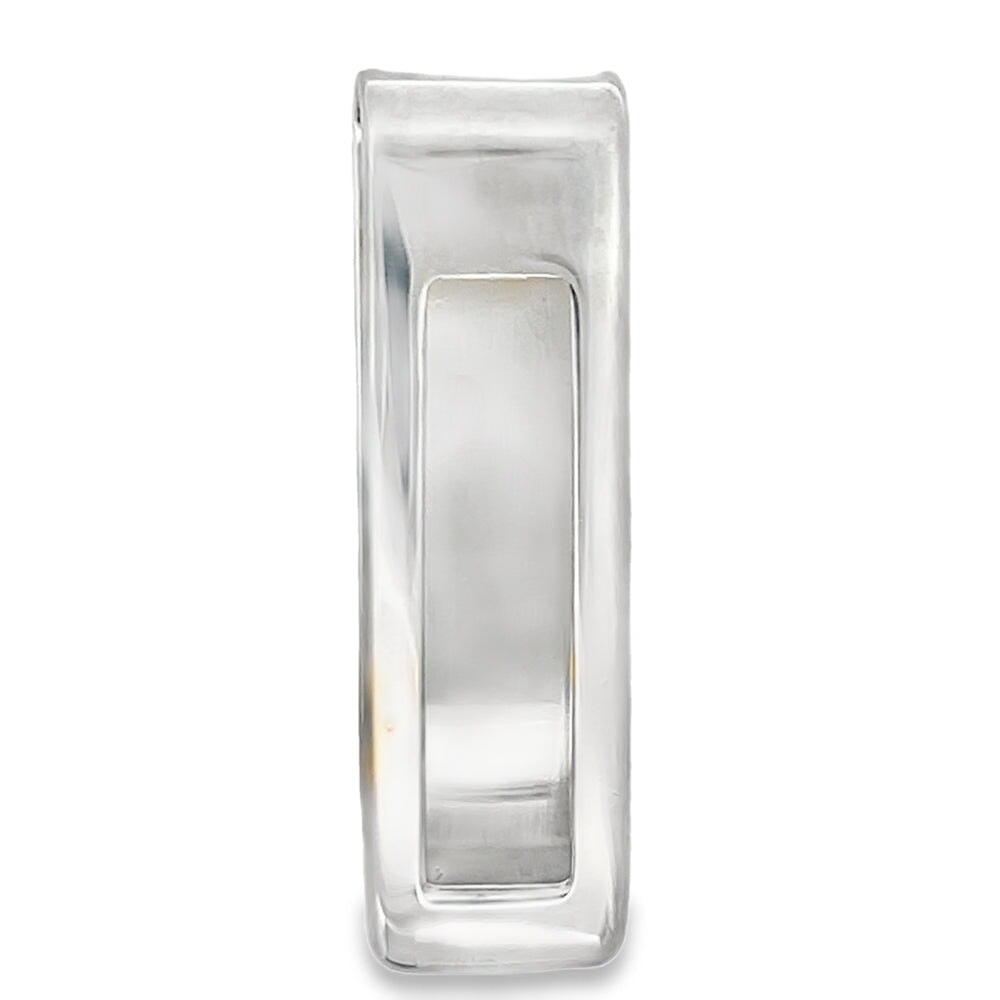 Plain Classic Money Clip .925 Sterling Silver HipHopBling
