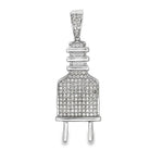 Plug Power CZ Iced Out Pendant HipHopBling