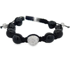 Popular Diamond Disco Ball Bracelet .925 Sterling Silver HipHopBling