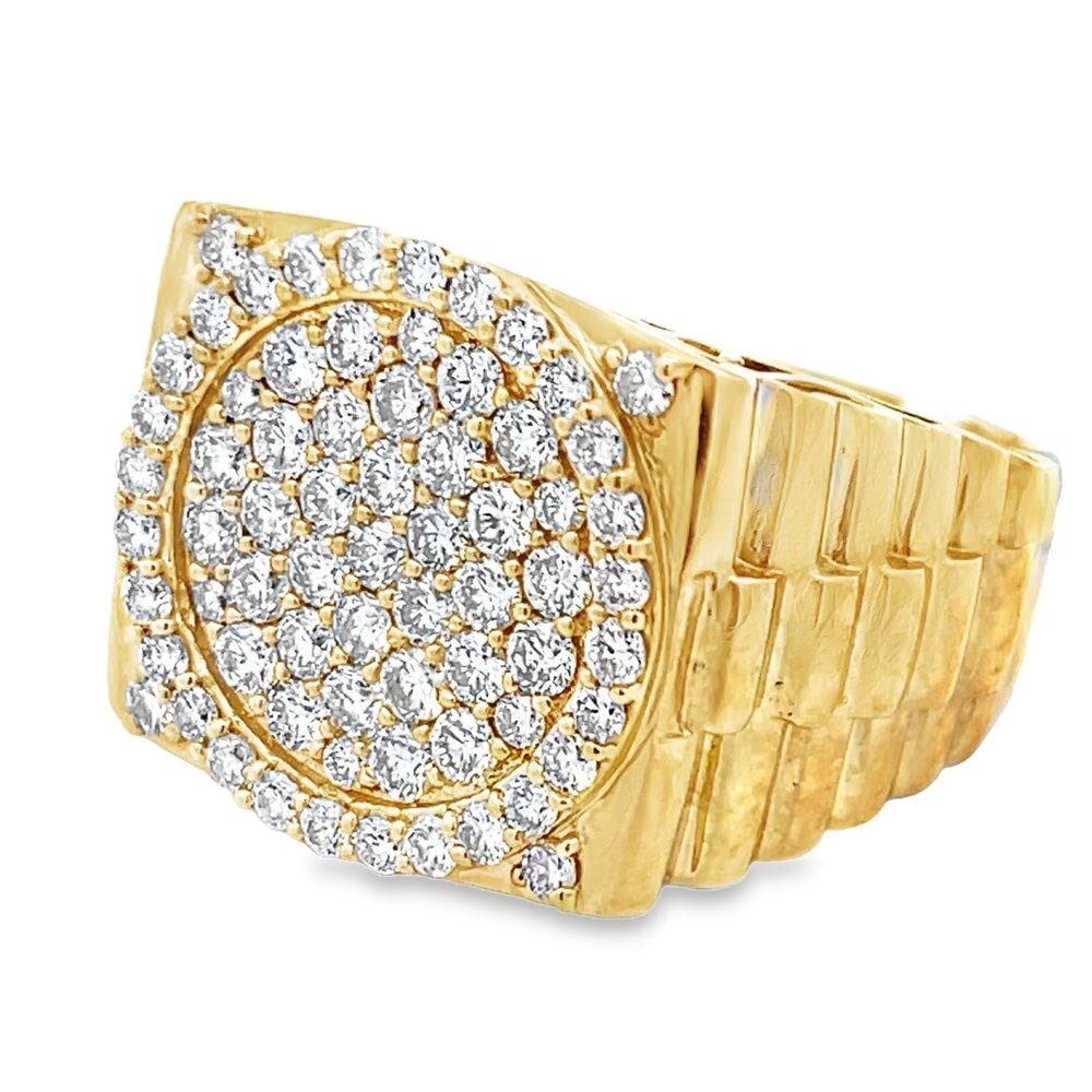 President 2.00cttw Diamond Ring 14K Yellow Gold HipHopBling
