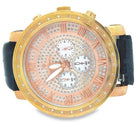 Rose Gold .30cttw Real Diamond Watch HipHopBling
