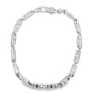 Screw Link Bracelet .925 Sterling Silver HipHopBling