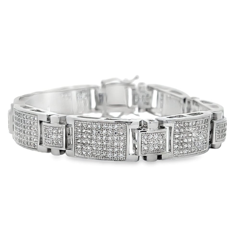Sleek CZ Hip Hop Bracelet HipHopBling