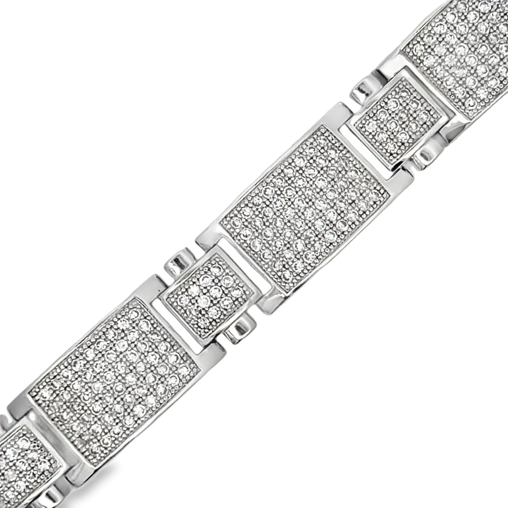 Sleek CZ Hip Hop Bracelet HipHopBling