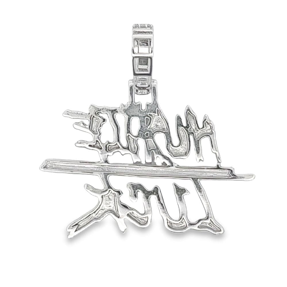 Small Hustle Luck 1.50cttw Diamond Pendant 10K Gold Yellow Gold HipHopBling