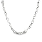 Spear Link Chain .925 Sterling Silver HipHopBling