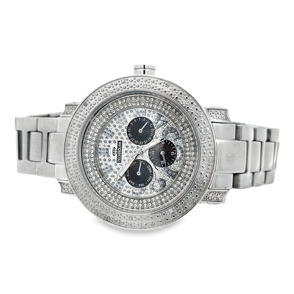 Sport Dial Real Diamond Watch HipHopBling