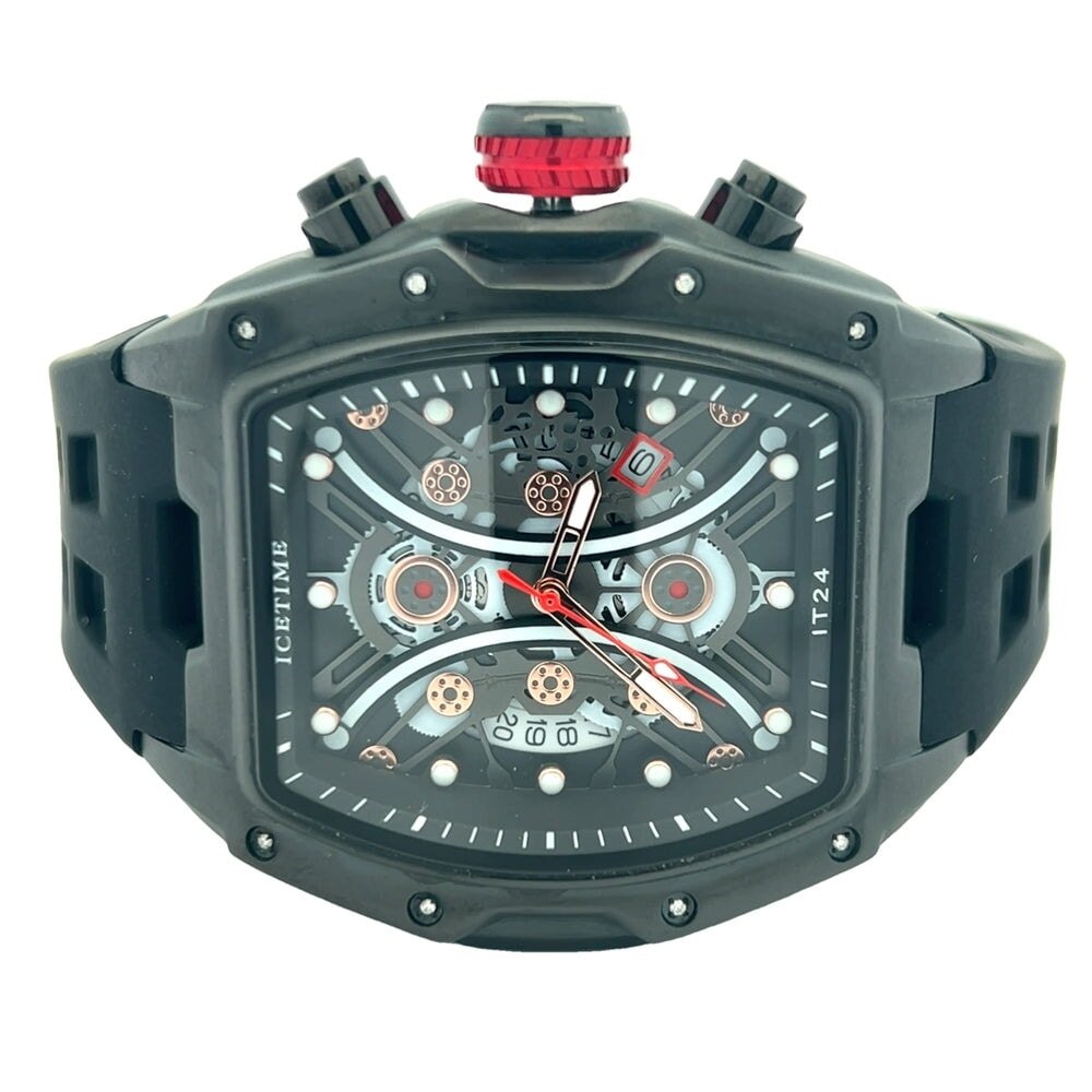 Sport Real Diamond Hip Hop Watch Black | Black HipHopBling