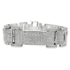 Thick ID Link CZ Hip Hop Bracelet HipHopBling