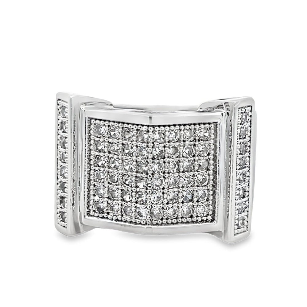 Tip Top CZ Ring .925 Sterling Silver 8 HipHopBling