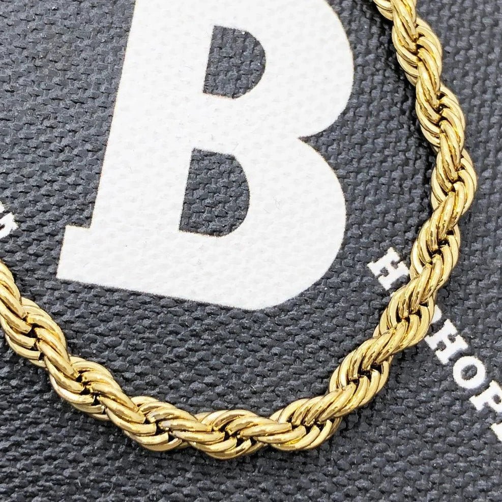 VVS Triple Drip Chain Stack Yellow Gold HipHopBling