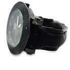 World Map Dial Black Real .08cttw Watch HipHopBling