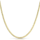 10K Yellow Gold Cuban Chain Lightweight 2MM 16" HipHopBling