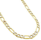 10K Yellow Gold Diamond Cut Figaro Chain Lightweight (Copy) 2MM 16" 14K Yellow Gold HipHopBling
