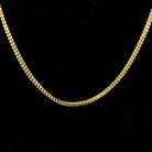 10K Yellow Gold Franco Chain Lightweight 1.5MM 16" HipHopBling