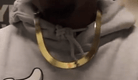 10K Yellow Gold Herringbone Chain 3MM 16" HipHopBling