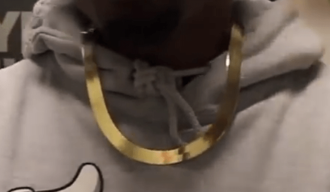 10K Yellow Gold Herringbone Chain 3MM 16" HipHopBling