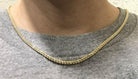 10K Yellow Gold Ice Diamond Cut Chain 3MM 8" Bracelet HipHopBling