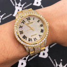 12.00 Carat Diamond Hip Hop Watch IceTime Yellow Gold HipHopBling