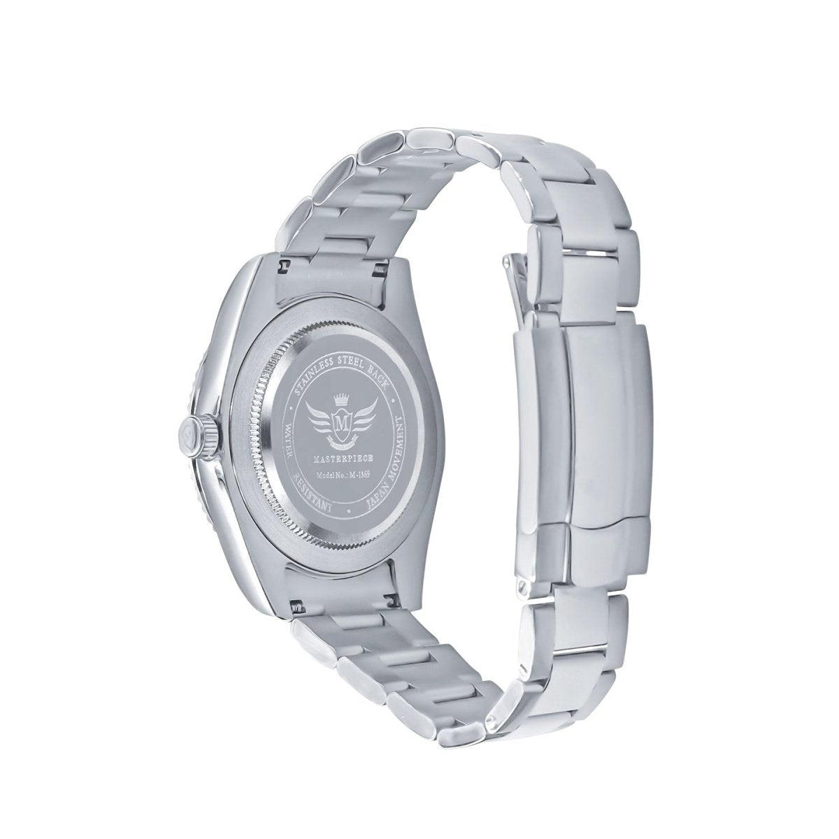 24H Date Oyster CZ Hours Sports Watch 2 - Tone HipHopBling